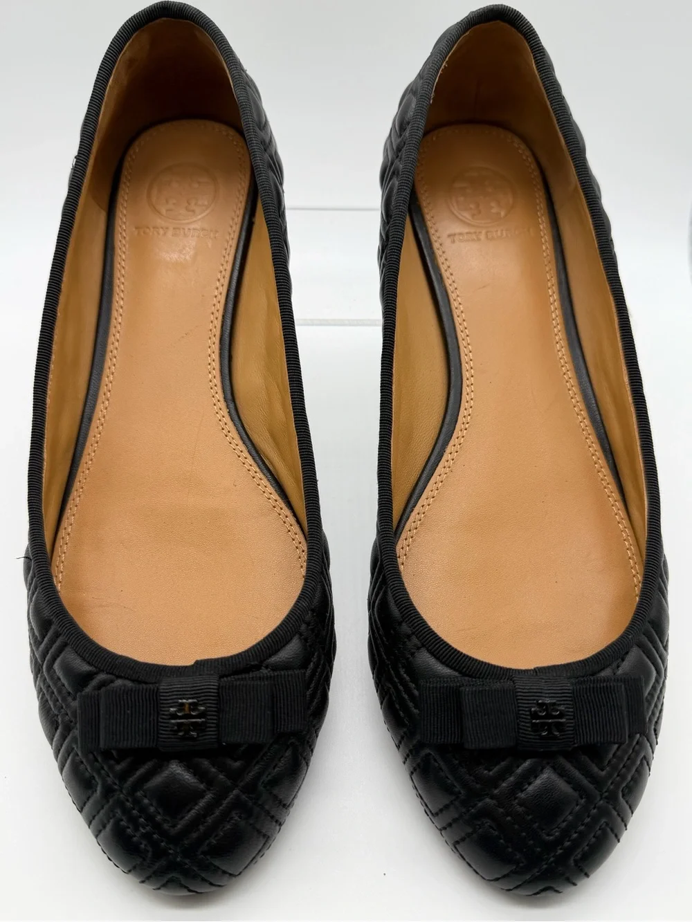 Tory Burch Marion  Quilted Ballet Flats with Bow - Women‎